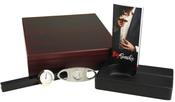 BigSmoke Humidor Set Brun