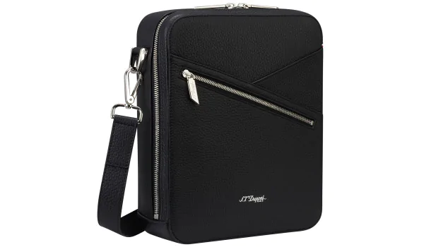 S.T. Dupont Neo Capsule Cigarr Crossbody Väska Svart 141003